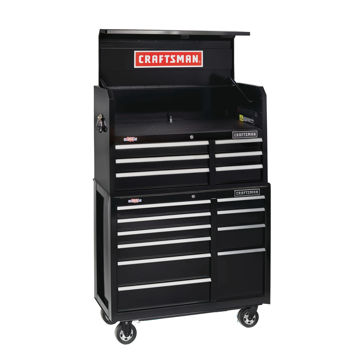 Best Sale ✔️ CRAFTSMAN Top Tool Chests 2000 Series 40.5-in W x 24.5-in H 6-Drawer Steel Tool Chest (Black) ✔️ 5 Best Sale ✔️ CRAFTSMAN Top Tool Chests 2000 Series 40.5-in W x 24.5-in H 6-Drawer Steel Tool Chest (Black) ✔️ - Image 5