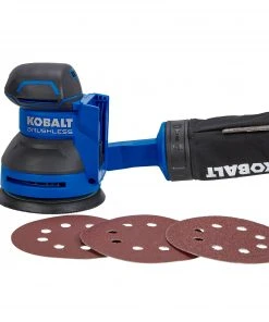 Best Sale ⭐ Kobalt Power Sanders Brushless 24-Volt Brushless Cordless Random Orbital Sander with Dust Management ✨ -Craftsman Sales Shop 40321875