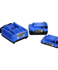 Outlet ✔️ Kobalt Power Tool Batteries & Chargers 24-Volt Max 2-Pack 2 Amp-Hour; 4 Amp-Hour Lithium Power Tool Battery Kit (Charger Included) ✨ -Craftsman Sales Shop 40780880