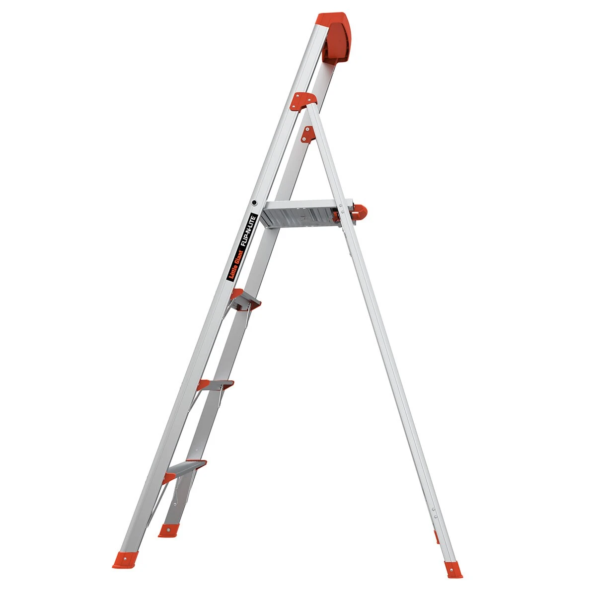 Wholesale ⌛ Little Giant Ladders Step Ladders Flip-N-Lite M6 Aluminum 6-ft Type 1A- 300-lb Capacity Platform Step Ladder ✔️ 3 Wholesale ⌛ Little Giant Ladders Step Ladders Flip-N-Lite M6 Aluminum 6-ft Type 1A- 300-lb Capacity Platform Step Ladder ✔️ - Image 3