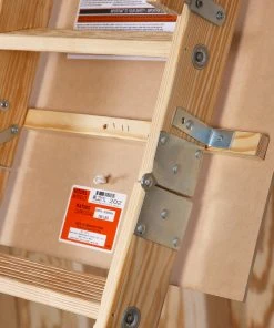 Discount 👍 Century Attic Ladders Elite 7.75-ft to 10.25-ft Type I Wood Attic Ladder 😉 -Craftsman Sales Shop 41928349