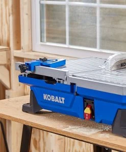 Cheapest 🥰 Kobalt Tile Saws 7-in 6-Amp Wet Tabletop Sliding Table Tile Saw ✨ -Craftsman Sales Shop 41973190