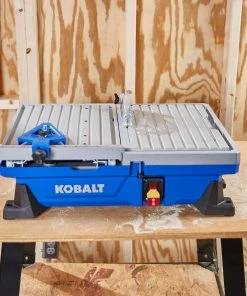 Cheapest 🥰 Kobalt Tile Saws 7-in 6-Amp Wet Tabletop Sliding Table Tile Saw ✨ -Craftsman Sales Shop 41973207