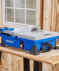 Cheapest 🥰 Kobalt Tile Saws 7-in 6-Amp Wet Tabletop Sliding Table Tile Saw ✨ -Craftsman Sales Shop 41973212