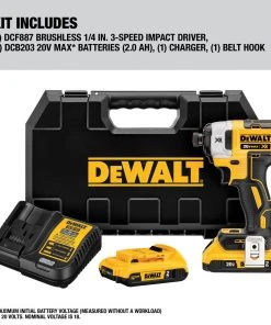 Flash Sale 𧨠DEWALT Impact Drivers XR 20-volt Max Variable Speed Brushless Cordless Impact Driver (2-Batteries Included) π 18 Flash Sale 𧨠DEWALT Impact Drivers XR 20-volt Max Variable Speed Brushless Cordless Impact Driver (2-Batteries Included) π -Craftsman Sales Shop 42278689