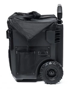 Best Pirce 🎁 TOUGHBUILT Tool Bags Massive Mouth Hard Bottom Large Black Polyester 14-in Zippered Rolling Tool Bag ❤️ -Craftsman Sales Shop 42348580