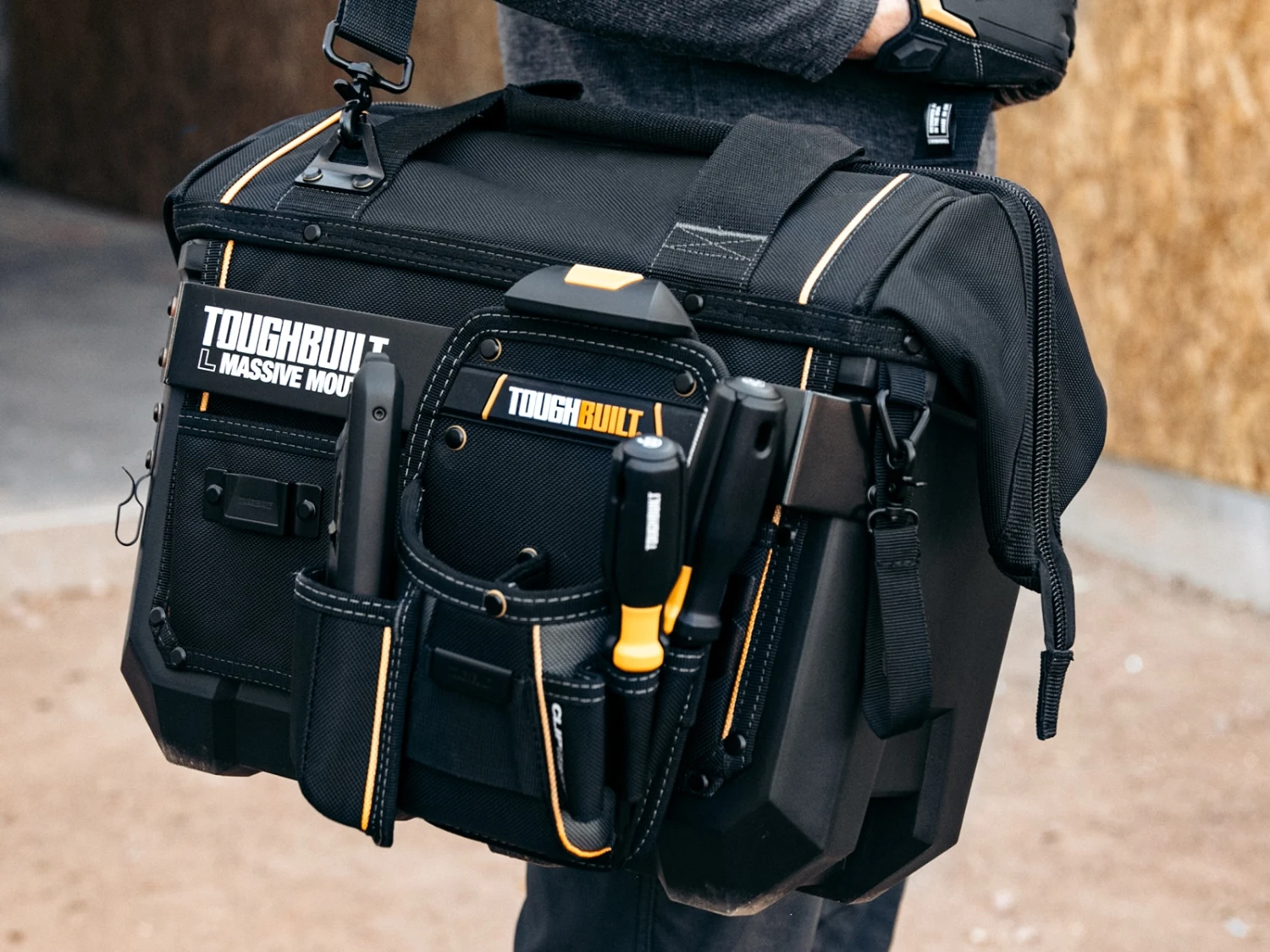 Wholesale π― TOUGHBUILT Tool Bags Hard Bottom Large Black Polyester 16-in Tool Bag β€οΈ 3 Wholesale π― TOUGHBUILT Tool Bags Hard Bottom Large Black Polyester 16-in Tool Bag β€οΈ - Image 3