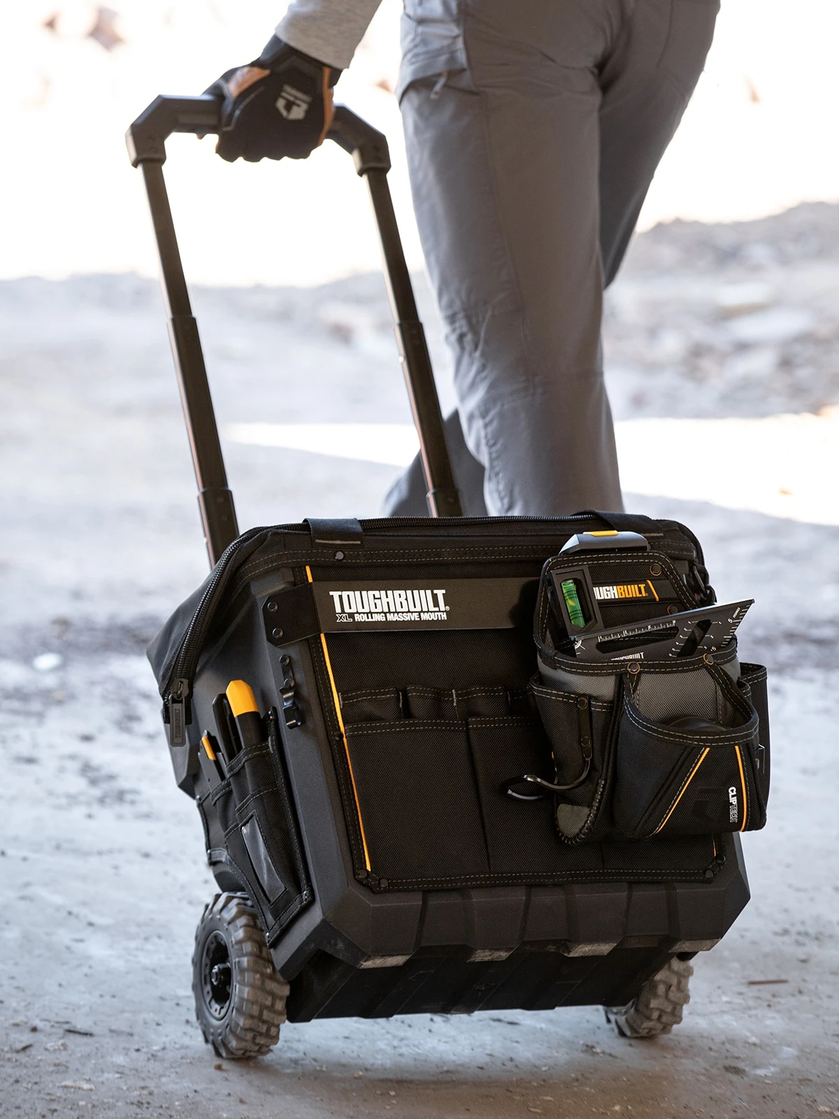 Buy β TOUGHBUILT Tool Bags Massive Mouth Hard Bottom XL Black Polyester 18-in Zippered Rolling Tool Bag π― 2 Buy β TOUGHBUILT Tool Bags Massive Mouth Hard Bottom XL Black Polyester 18-in Zippered Rolling Tool Bag π― - Image 2