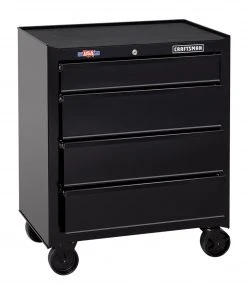 Best reviews of ✔️ CRAFTSMAN Bottom Tool Cabinets 1000 Series 26.5-in W x 32.5-in H 4-Drawer Steel Rolling Tool Cabinet (Black) 👍 -Craftsman Sales Shop 42548642