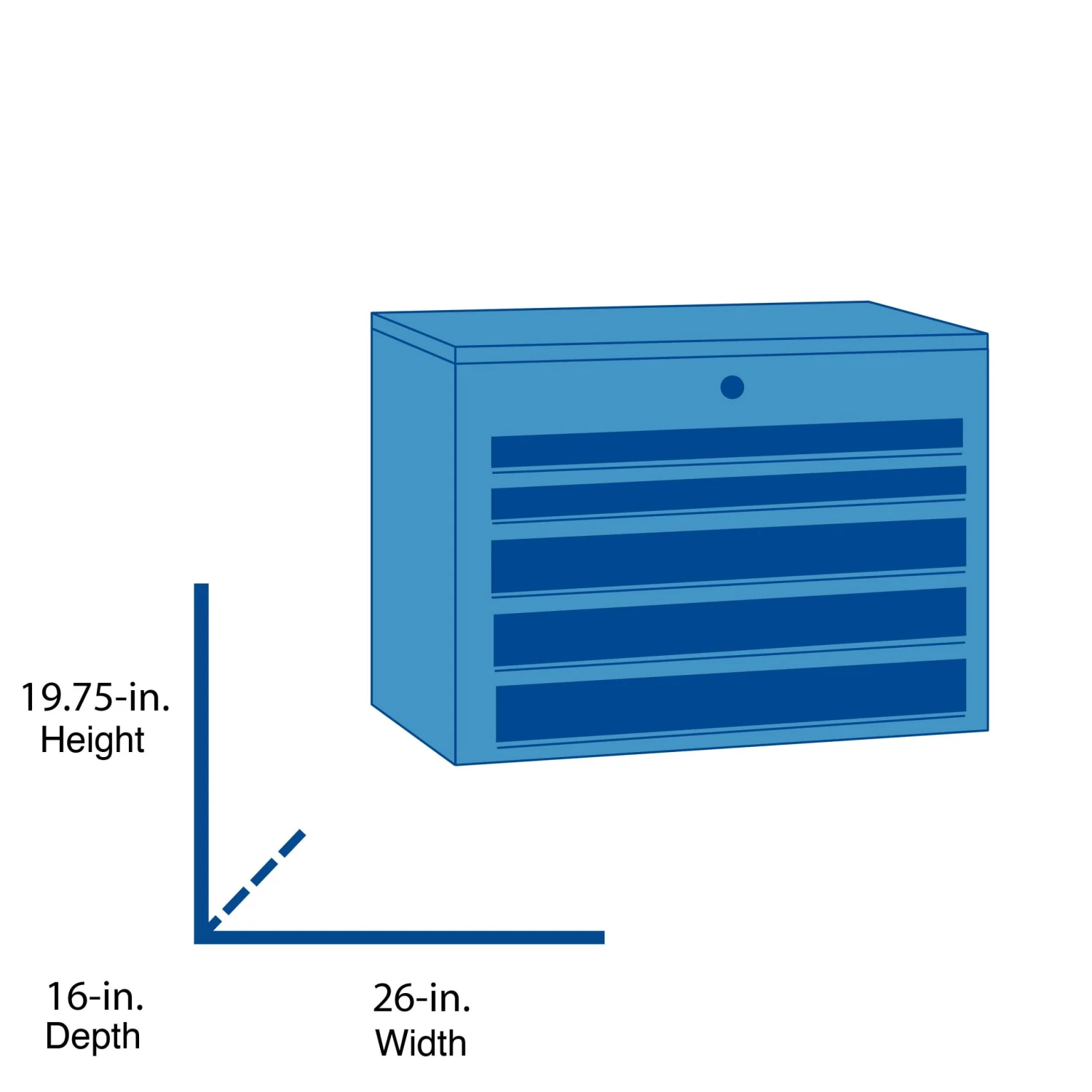 Buy ๐ CRAFTSMAN Top Tool Chests 2000 Series 26-in W x 19.75-in H 5-Drawer Steel Tool Chest (Red) โค๏ธ 2 Buy ๐ CRAFTSMAN Top Tool Chests 2000 Series 26-in W x 19.75-in H 5-Drawer Steel Tool Chest (Red) โค๏ธ - Image 2