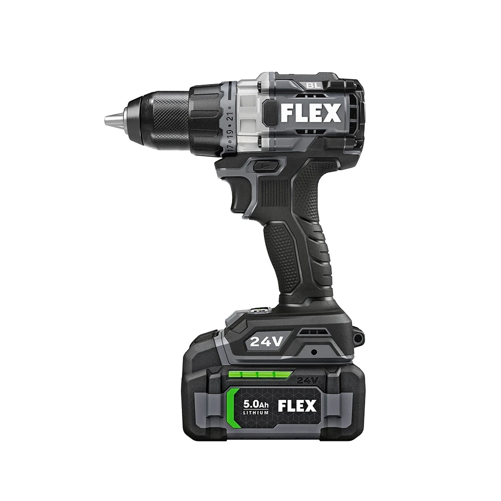 Promo ๐งจ FLEX Drills 24-volt 1/2-in Brushless Cordless Drill (2-Batteries Included and Charger Included) ๐ 12 Promo ๐งจ FLEX Drills 24-volt 1/2-in Brushless Cordless Drill (2-Batteries Included and Charger Included) ๐ - Image 12