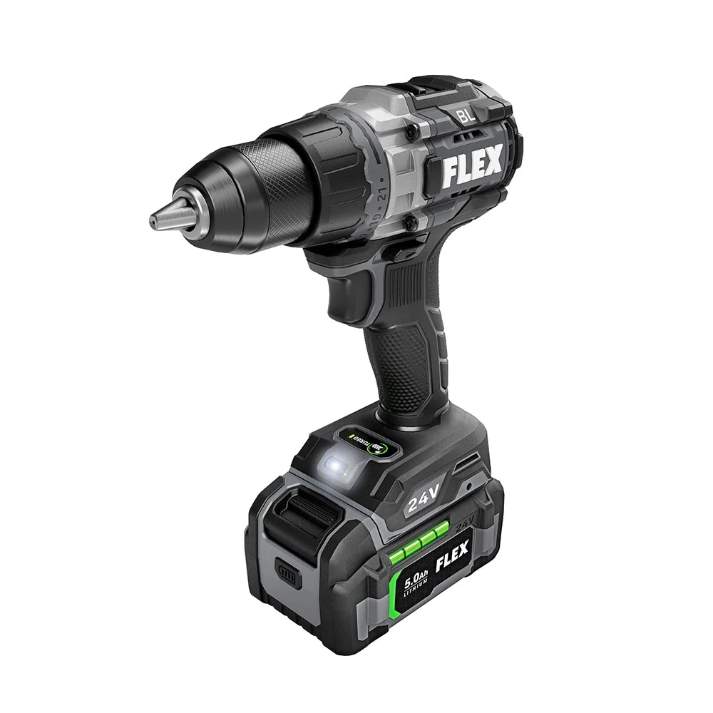 Promo ๐งจ FLEX Drills 24-volt 1/2-in Brushless Cordless Drill (2-Batteries Included and Charger Included) ๐ 2 Promo ๐งจ FLEX Drills 24-volt 1/2-in Brushless Cordless Drill (2-Batteries Included and Charger Included) ๐ - Image 2
