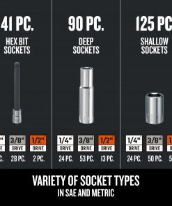 Buy ✔️ CRAFTSMAN Mechanics Tool Sets 299-Piece Standard (SAE) Polished Chrome Mechanics Tool Set 🛒 -Craftsman Sales Shop 43123067