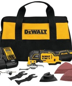 New ❤️ DEWALT Oscillating Tool Kits XR 8-Piece Brushless 20-volt Max 3-speed Oscillating Multi-Tool Kit with Soft Case (1-Battery Included) ✨