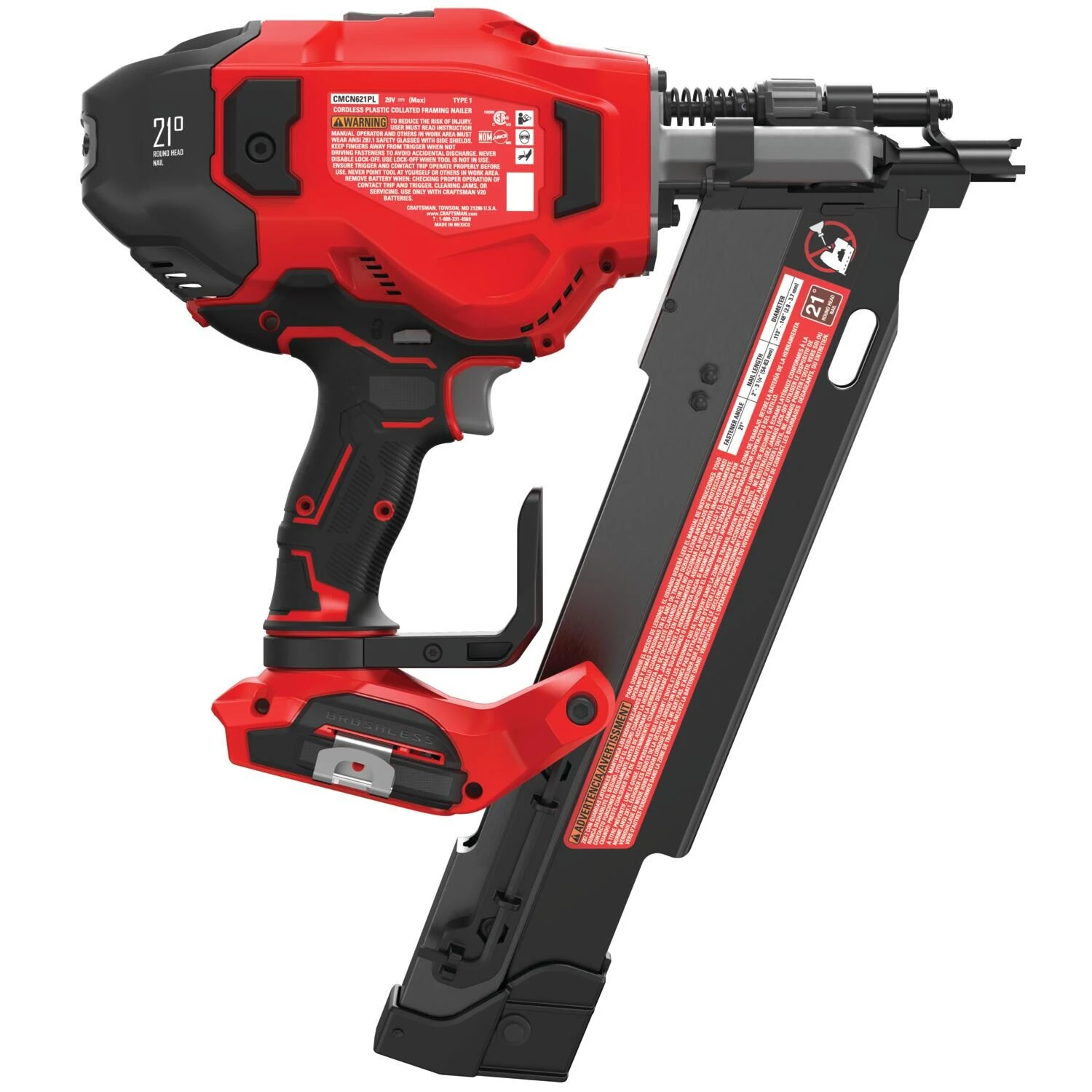 Brand new ✔️ CRAFTSMAN Nailers V20-Gauge 21-Degree Cordless Framing Nailer ✨ 11 Brand new ✔️ CRAFTSMAN Nailers V20-Gauge 21-Degree Cordless Framing Nailer ✨ - Image 11