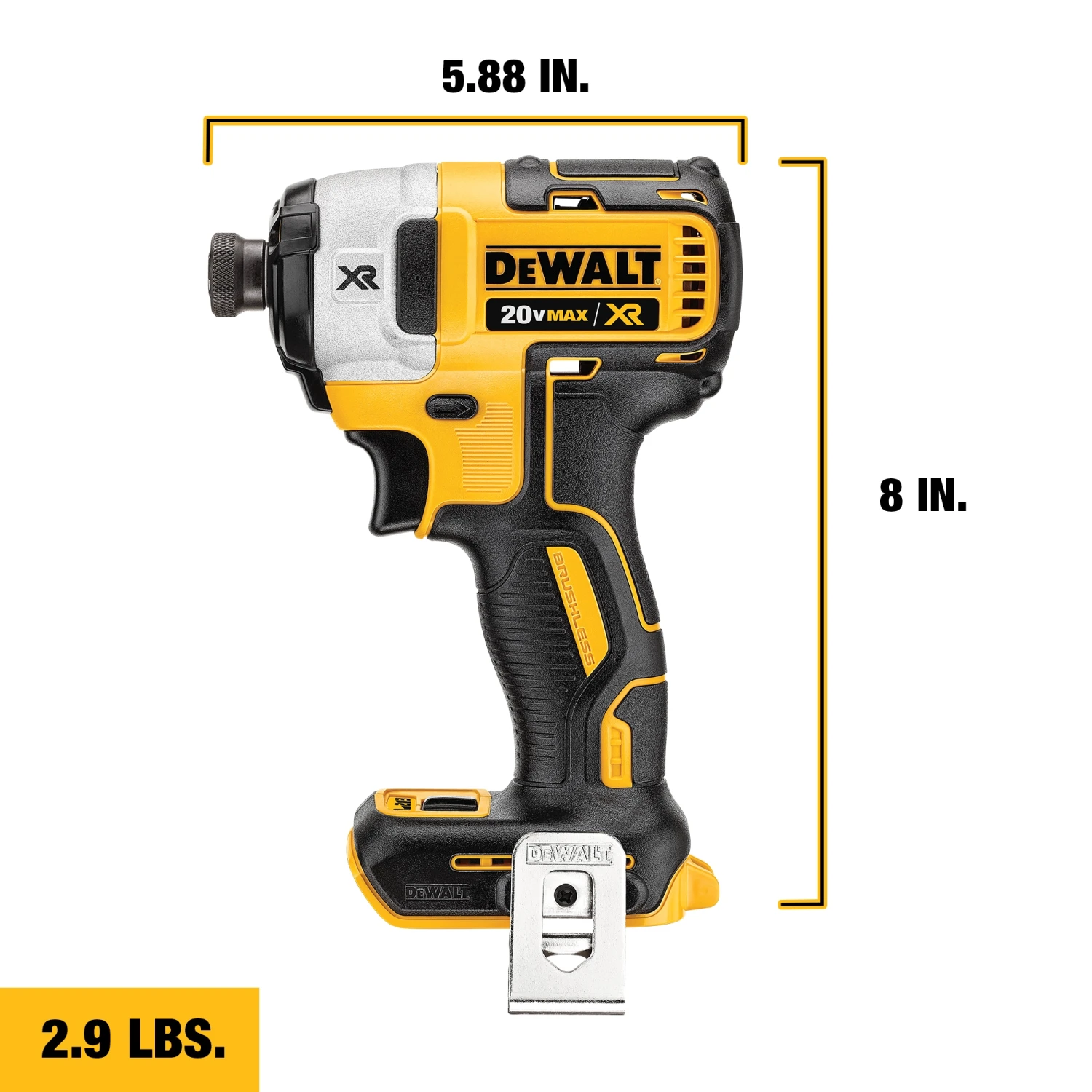 Hot Sale ❤️ DEWALT Impact Drivers Xr 20-volt Max 1/4-in Variable Speed Brushless Cordless Impact Driver (Tool Only) ✨ 7 Hot Sale ❤️ DEWALT Impact Drivers Xr 20-volt Max 1/4-in Variable Speed Brushless Cordless Impact Driver (Tool Only) ✨ - Image 7