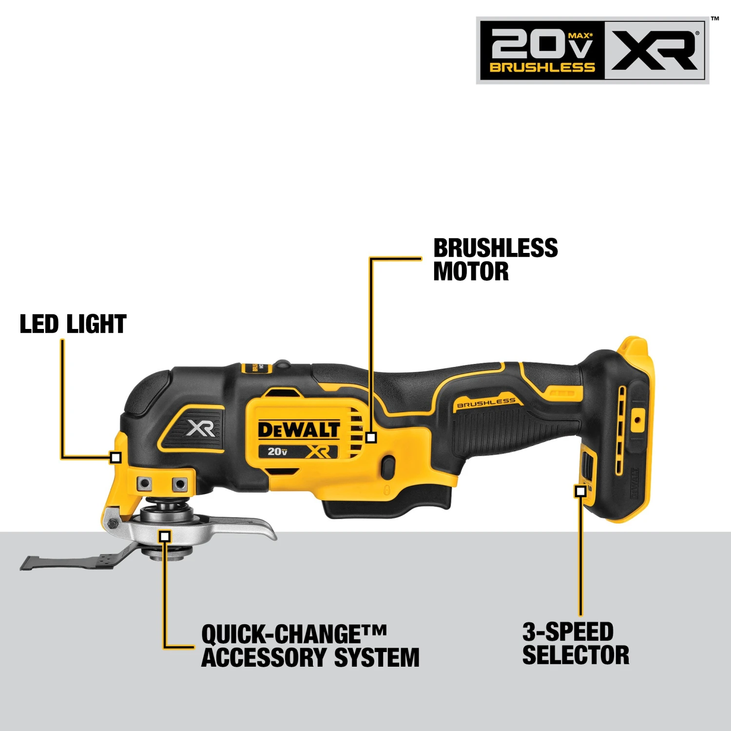 Top 10 π€© DEWALT Oscillating Tool Kits 6-Piece Brushless 20-volt Max 3-speed Oscillating Multi-Tool Kit with Soft Case (1-Battery Included) β¨ 2 Top 10 π€© DEWALT Oscillating Tool Kits 6-Piece Brushless 20-volt Max 3-speed Oscillating Multi-Tool Kit with Soft Case (1-Battery Included) β¨ - Image 2