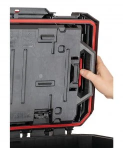 Deals 🎁 CRAFTSMAN Portable Tool Boxes TradeStack System Tower 22-in Black Plastic Wheels Lockable Tool Box 🧨 -Craftsman Sales Shop 43569039