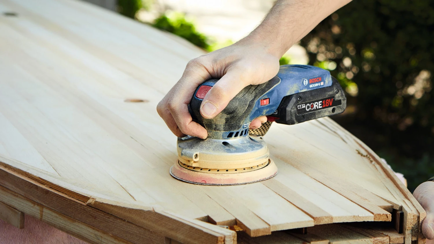 New π― Bosch Power Sanders 18-Volt Brushless Cordless Orbital Sander with Dust Management π₯° 3 New π― Bosch Power Sanders 18-Volt Brushless Cordless Orbital Sander with Dust Management π₯° - Image 3