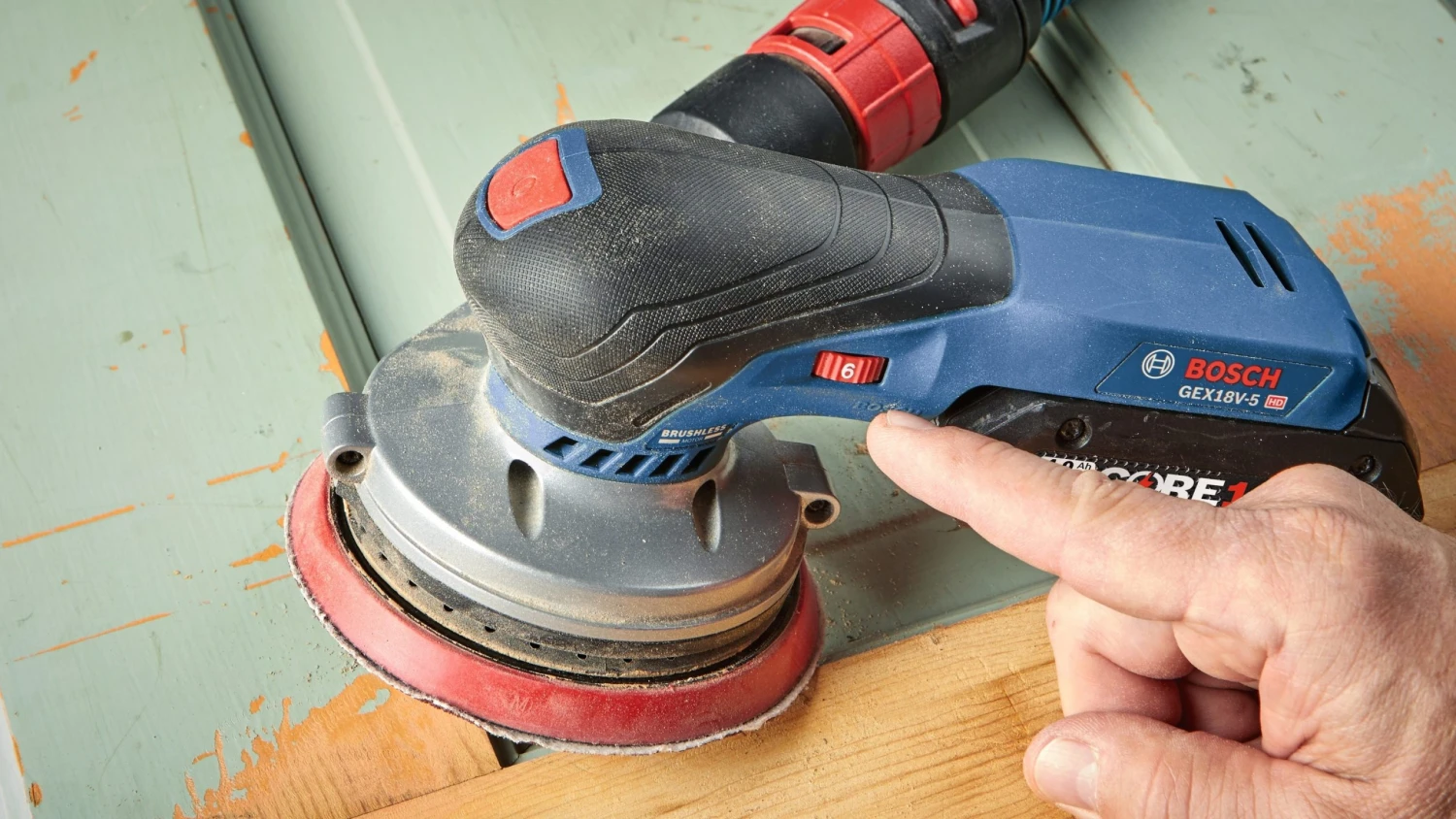 New π― Bosch Power Sanders 18-Volt Brushless Cordless Orbital Sander with Dust Management π₯° 5 New π― Bosch Power Sanders 18-Volt Brushless Cordless Orbital Sander with Dust Management π₯° - Image 5