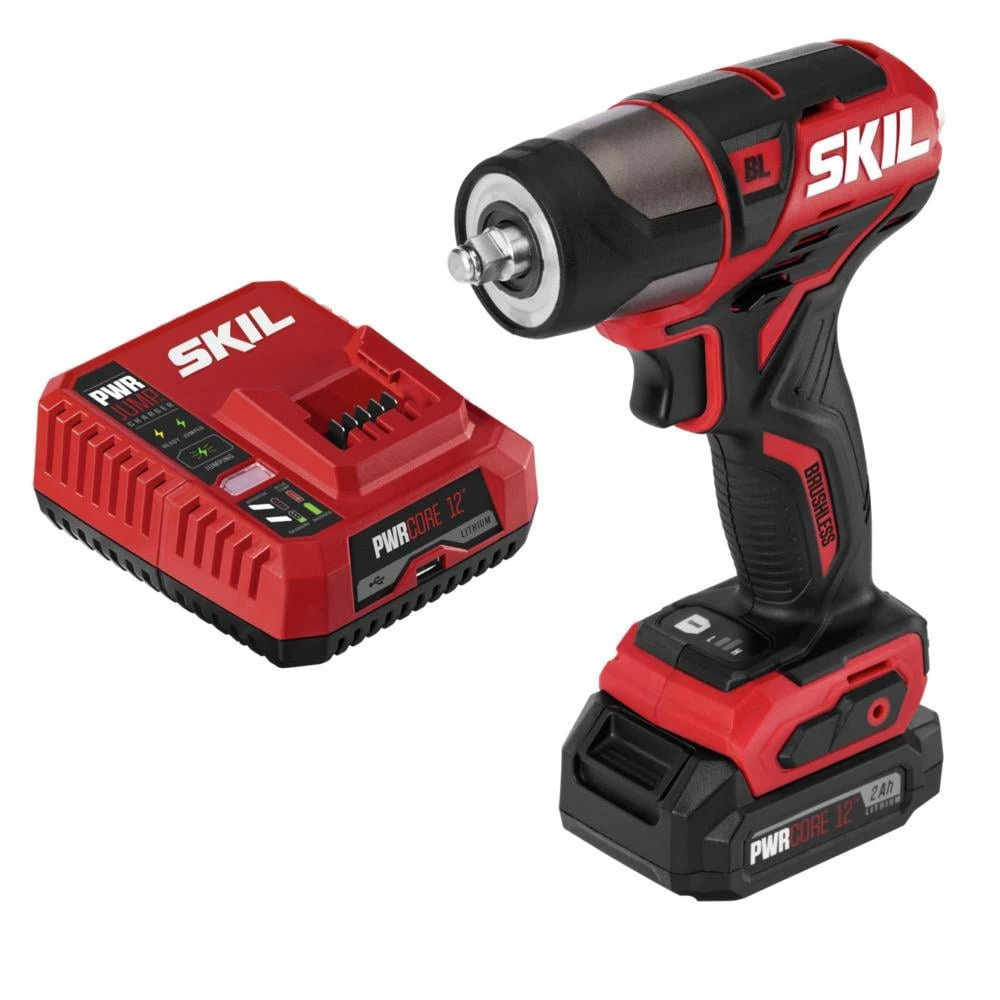 Discount β€οΈ SKIL Impact Wrenches PWR CORE 12-Amp 12-volt Variable Speed Brushless 3/8-in square Drive Cordless Impact Wrench (1-Battery Included) π 1 Discount β€οΈ SKIL Impact Wrenches PWR CORE 12-Amp 12-volt Variable Speed Brushless 3/8-in square Drive Cordless Impact Wrench (1-Battery Included) π