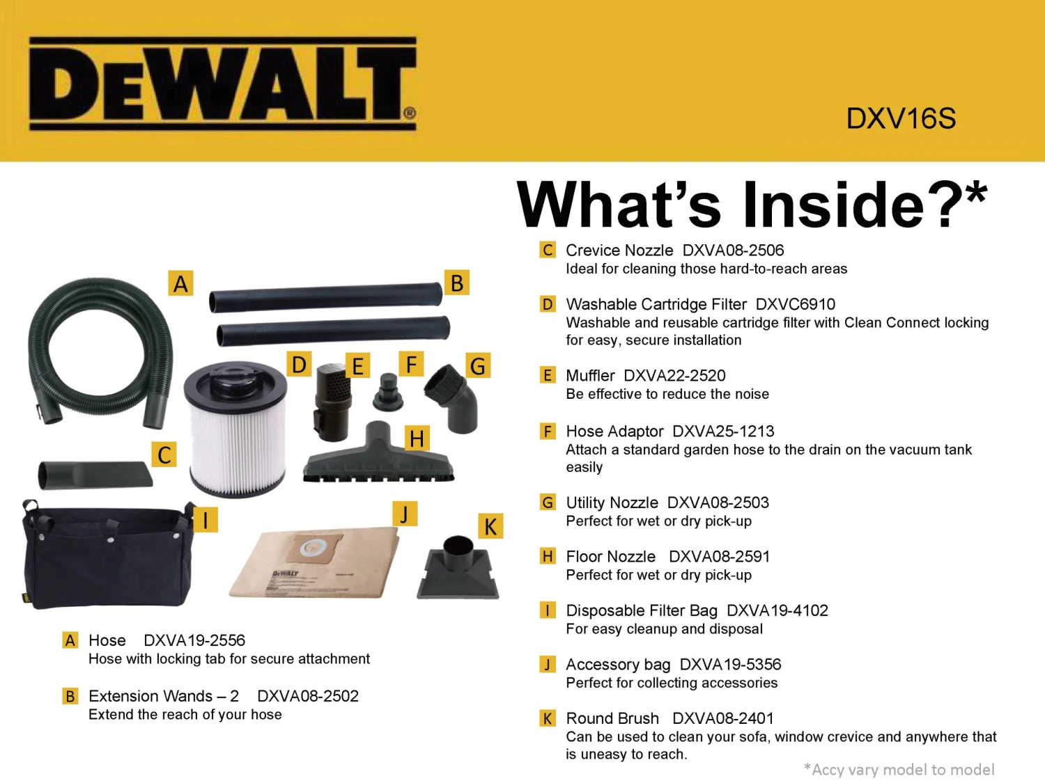 Coupon ๐งจ DEWALT Shop Vacuums 16-Gallon Corded Portable Wet/Dry Shop Vacuum (Corded) โ๏ธ 4 Coupon ๐งจ DEWALT Shop Vacuums 16-Gallon Corded Portable Wet/Dry Shop Vacuum (Corded) โ๏ธ - Image 4