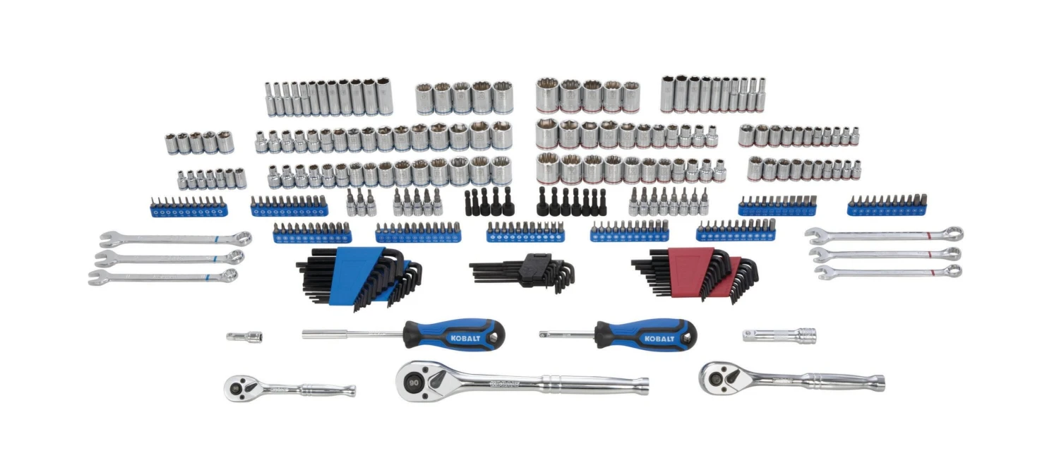 Cheap π Kobalt Mechanics Tool Sets 309-Piece Standard (SAE) and Metric Combination Polished Chrome Mechanics Tool Set (1/4-in; 3/8-in) βοΈ 2 Cheap π Kobalt Mechanics Tool Sets 309-Piece Standard (SAE) and Metric Combination Polished Chrome Mechanics Tool Set (1/4-in; 3/8-in) βοΈ - Image 2