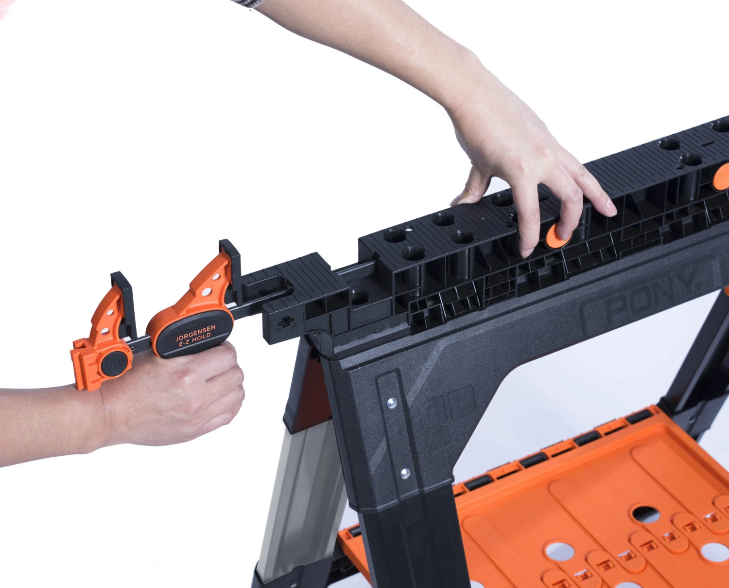 Coupon ✔️ Pony Saw Horses 2-Pack 27-in W x 34.6-in H Steel; Plastic Saw Horse (1200-lb Capacity) ❤️ 6 Coupon ✔️ Pony Saw Horses 2-Pack 27-in W x 34.6-in H Steel; Plastic Saw Horse (1200-lb Capacity) ❤️ - Image 6