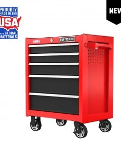 Best reviews of π CRAFTSMAN Bottom Tool Cabinets 2000 Series 26.5-in W x 34-in H 5-Drawer Steel Rolling Tool Cabinet (Red) π₯