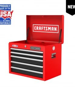 New π CRAFTSMAN Top Tool Chests 2000 Series 26-In 5-Drawer Chest - Red π