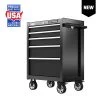 Best deal 🌟 CRAFTSMAN Bottom Tool Cabinets 2000 Series 26.5-in W x 37.5-in H 5-Drawer Steel Rolling Tool Cabinet (Black) 🎉