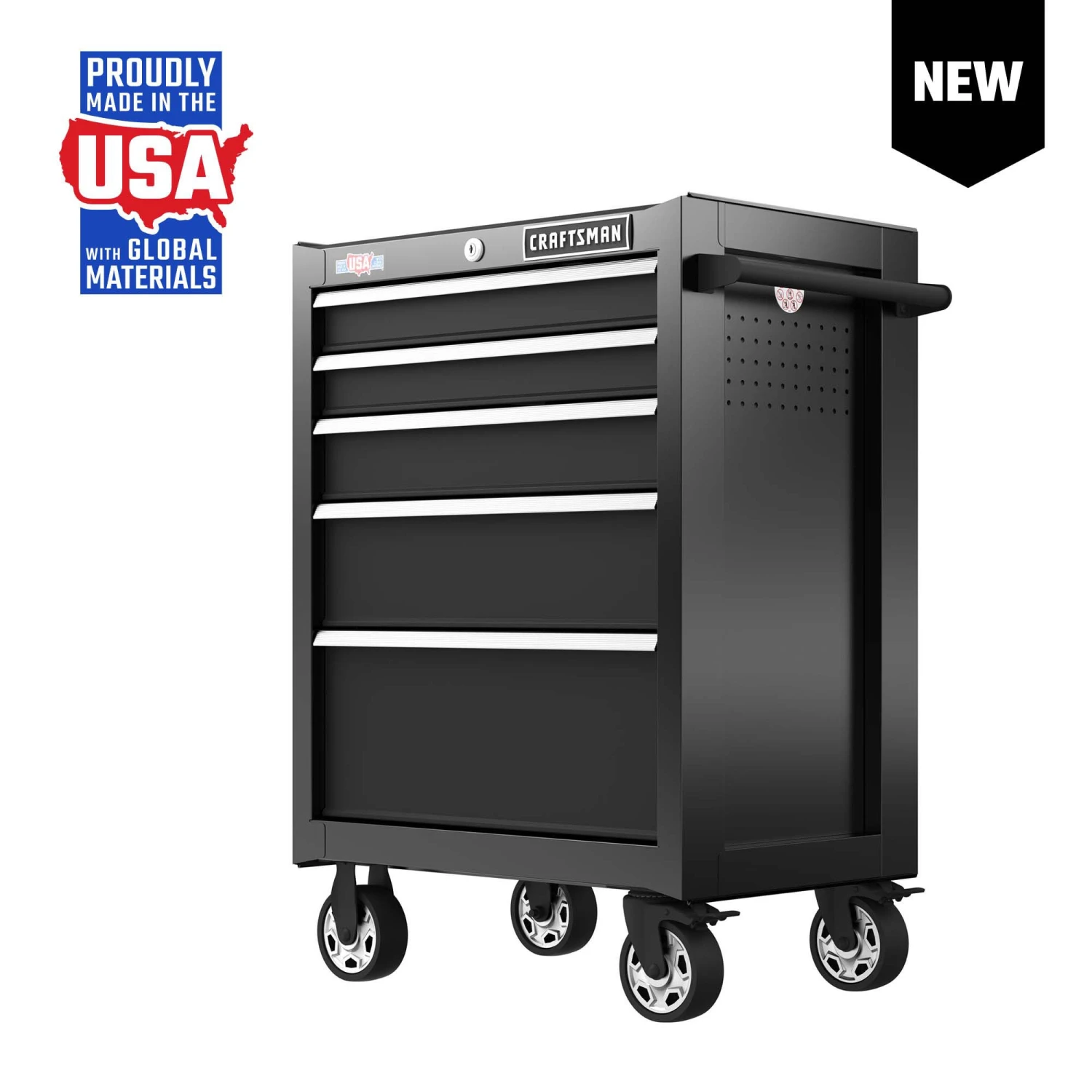 Best deal π CRAFTSMAN Bottom Tool Cabinets 2000 Series 26.5-in W x 37.5-in H 5-Drawer Steel Rolling Tool Cabinet (Black) π 1 Best deal π CRAFTSMAN Bottom Tool Cabinets 2000 Series 26.5-in W x 37.5-in H 5-Drawer Steel Rolling Tool Cabinet (Black) π