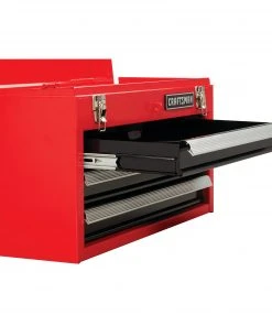 Flash Sale 😉 CRAFTSMAN Portable Tool Boxes Portable 20.5-in Ball-bearing 3-Drawer Red Steel Lockable Tool Box 👏 -Craftsman Sales Shop 44397004