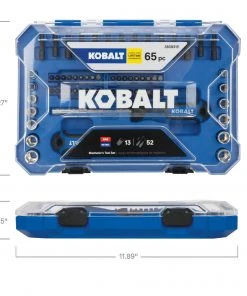 Promo 💯 Kobalt Mechanics Tool Sets 65-Piece Standard (SAE) and Metric Combination Polished Chrome Mechanics Tool Set ❤️ -Craftsman Sales Shop 44487024 scaled