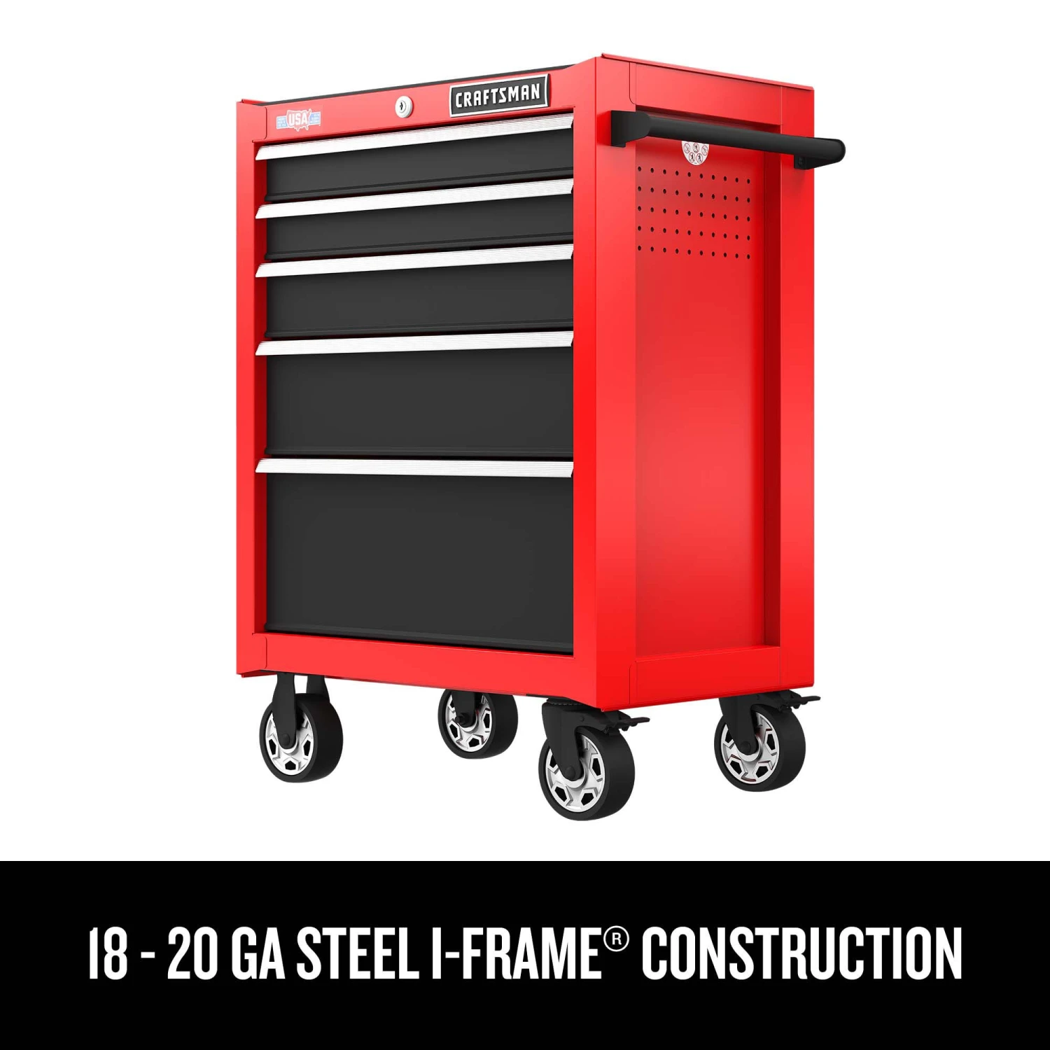 Best Sale π― CRAFTSMAN Bottom Tool Cabinets 2000 Series 27-In 5-Drawer Cabinet - Red β 5 Best Sale π― CRAFTSMAN Bottom Tool Cabinets 2000 Series 27-In 5-Drawer Cabinet - Red β - Image 5