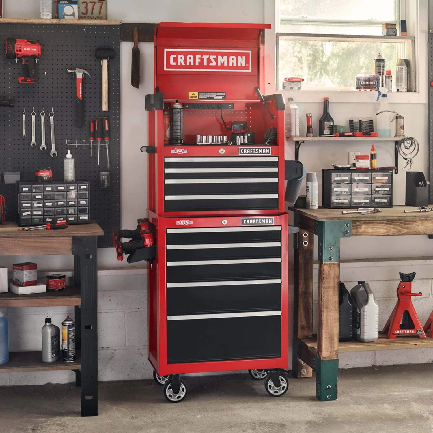 Best Sale π― CRAFTSMAN Bottom Tool Cabinets 2000 Series 27-In 5-Drawer Cabinet - Red β 8 Best Sale π― CRAFTSMAN Bottom Tool Cabinets 2000 Series 27-In 5-Drawer Cabinet - Red β - Image 8