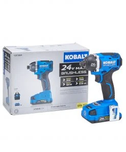 Outlet 💯 Kobalt Impact Drivers 24-volt Max Variable Speed Brushless Cordless Impact Driver (1-Battery Included) ✔️ 13 Outlet 💯 Kobalt Impact Drivers 24-volt Max Variable Speed Brushless Cordless Impact Driver (1-Battery Included) ✔️ -Craftsman Sales Shop 45231353