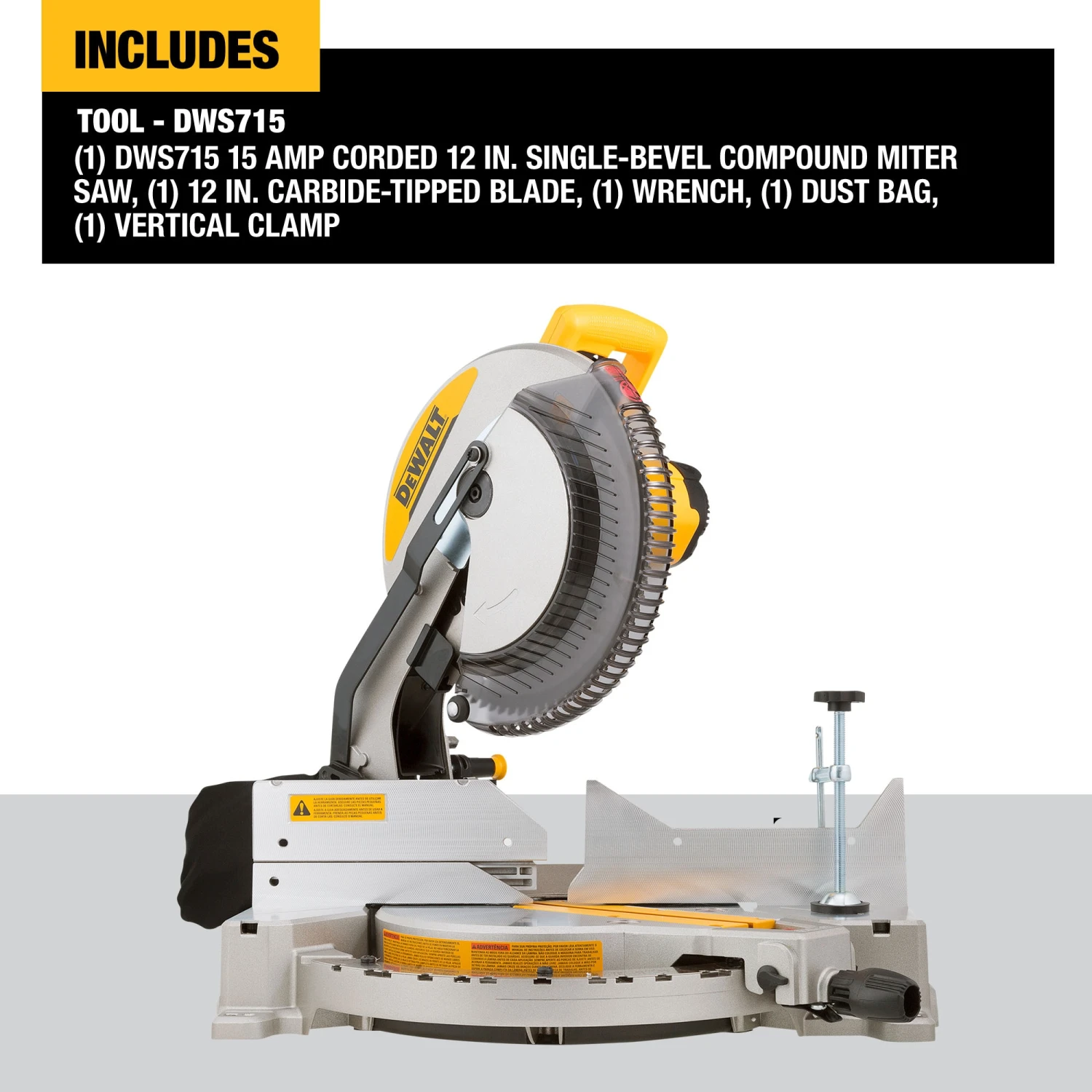 Wholesale π DEWALT Miter Saws 12-in 15 Amps Single Bevel Compound Corded Miter Saw β 14 Wholesale π DEWALT Miter Saws 12-in 15 Amps Single Bevel Compound Corded Miter Saw β - Image 14