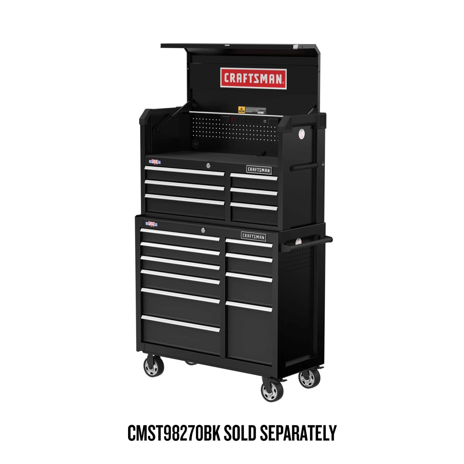 Coupon ⭐ CRAFTSMAN Top Tool Chests 2000 Series 40.5-in W x 24.7-in H 6-Drawer Steel Tool Chest (Black) ⌛ 3 Coupon ⭐ CRAFTSMAN Top Tool Chests 2000 Series 40.5-in W x 24.7-in H 6-Drawer Steel Tool Chest (Black) ⌛ - Image 3